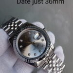 Datejust quadrante grigio brillanti