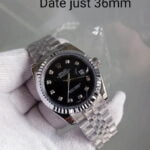 Datejust quadrante nero brillanti