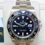 Gmt master 2 black oro giallo
